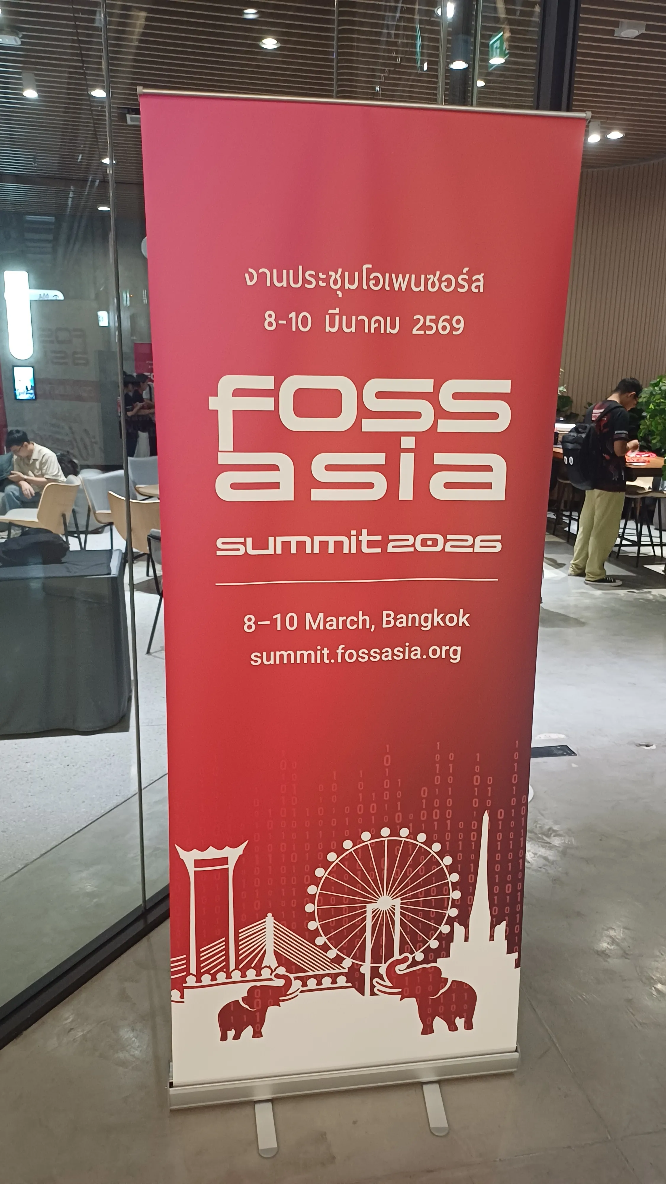 A FOSSASIA 2026 banner