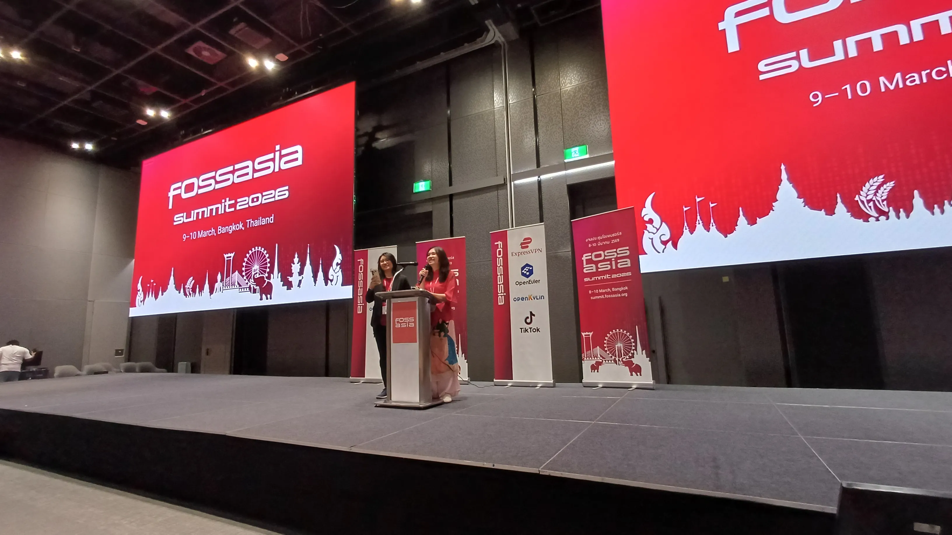 A picture from the opening ceremony