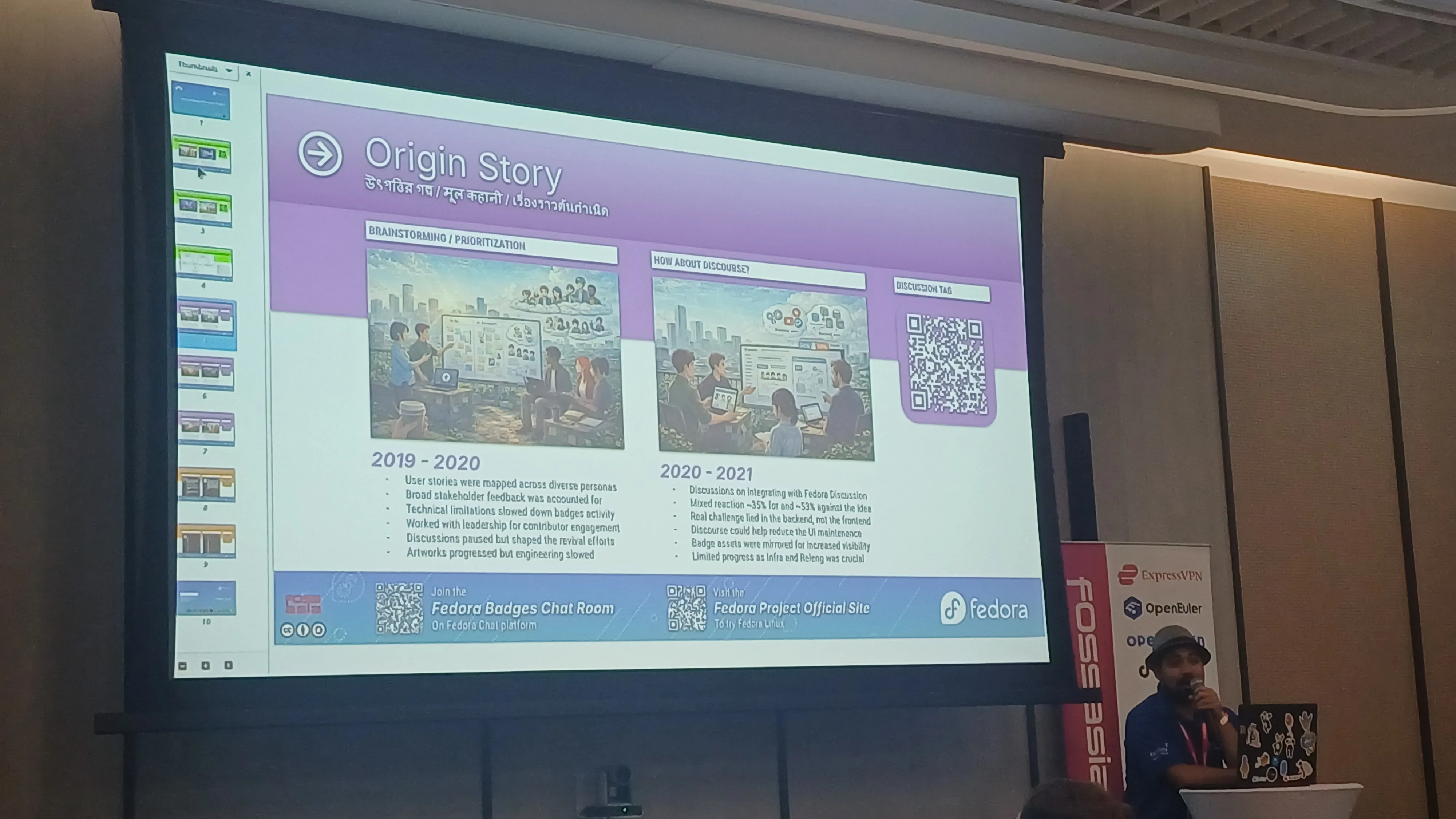 A presentation on Fedora Badges
